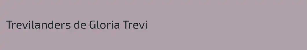 Trevilanders de Gloria Trevi